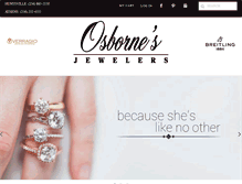 Tablet Screenshot of osbornesjewelers.com